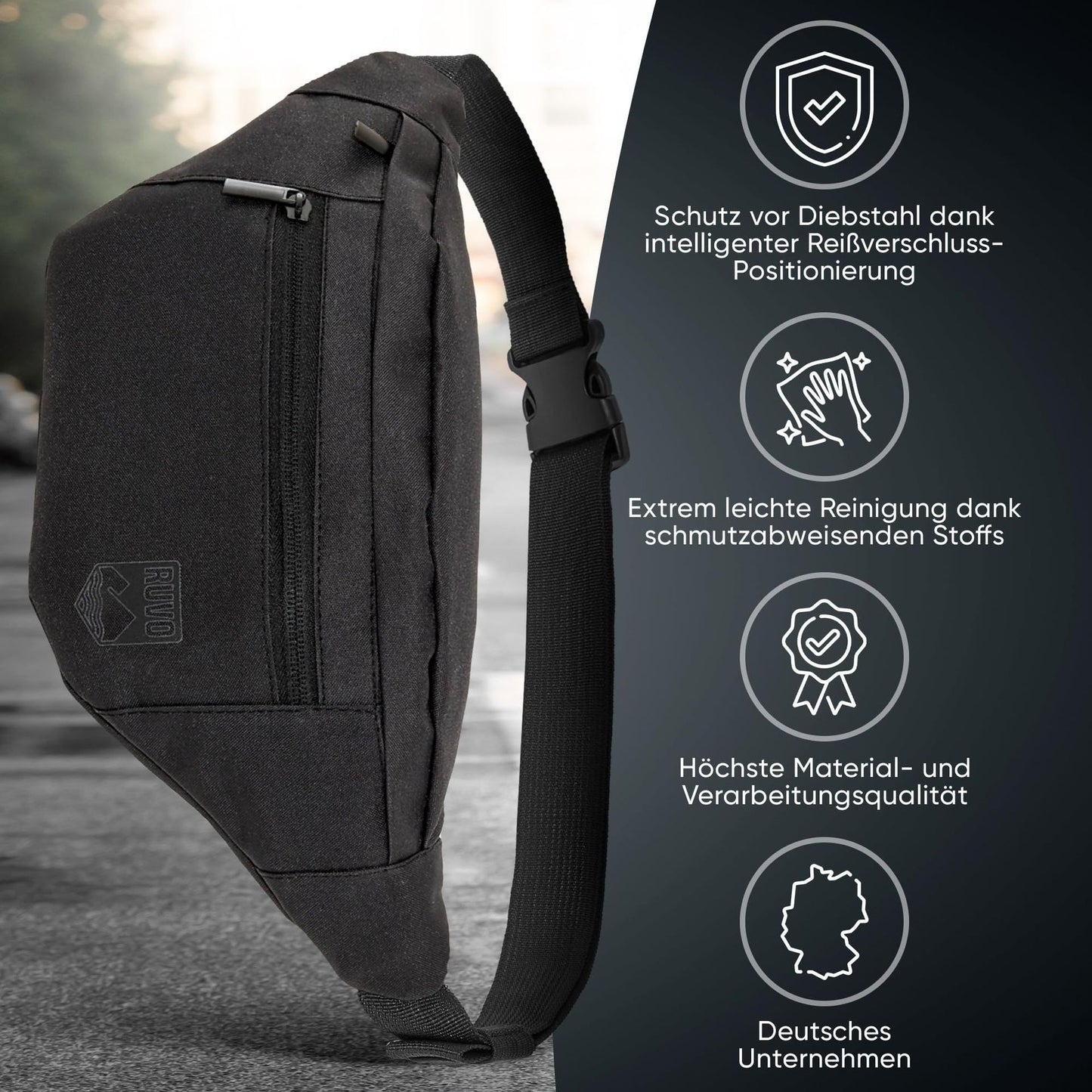 Stylish Fashion Leisure Waterproof Workout Mobile Sport Waist Bag, Accessory Bag