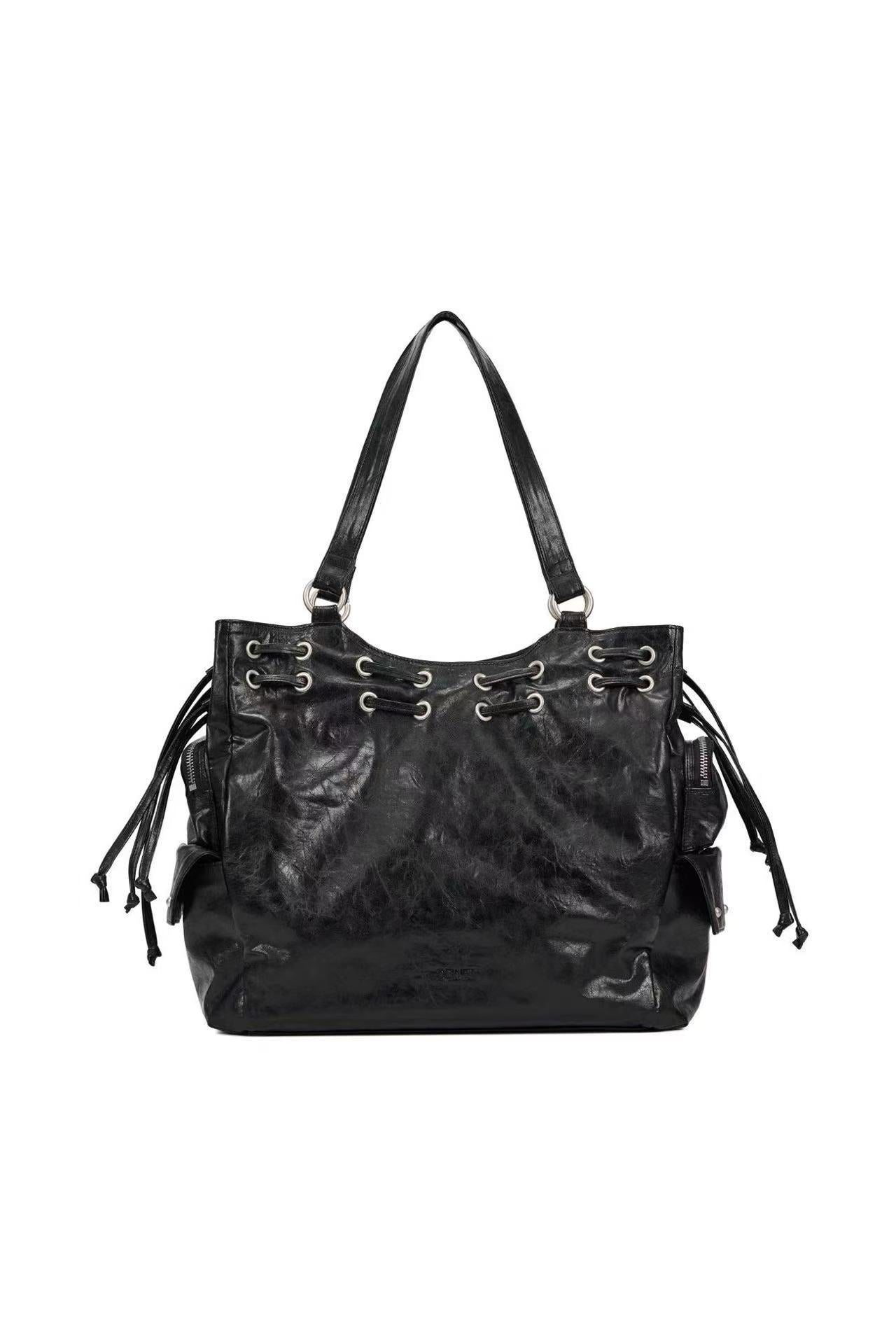 Beautiful Design Fashion Rivet Commuter Motorcycle Women's Shoulder Bag