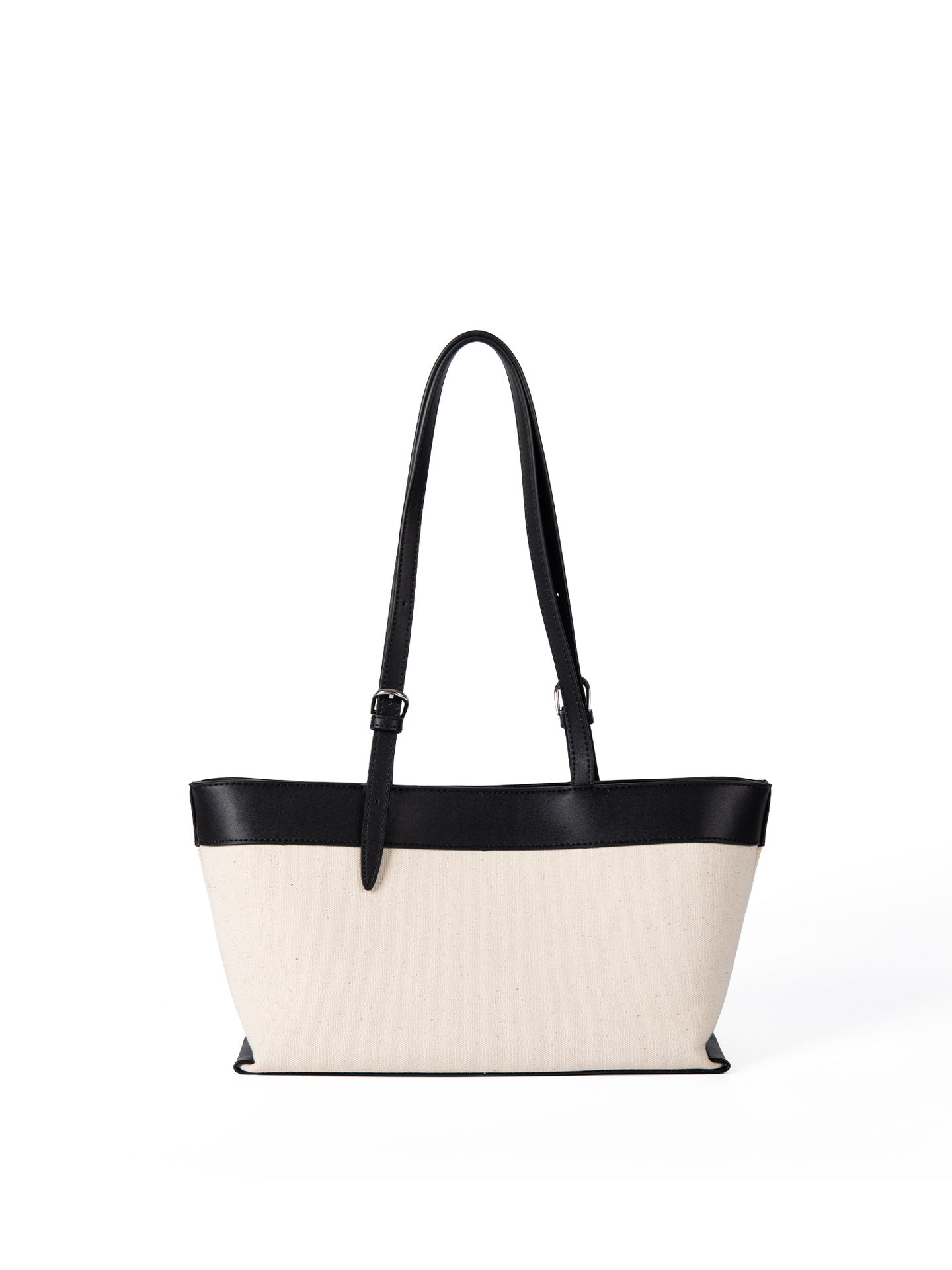 Women's Spring Canvas Stitching Design Korean Large Capacity Daily Commuter Tote Bags
