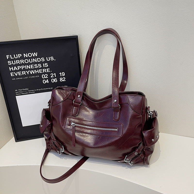 Women's Style Simple Large Capacity Fashion Retro Women's Messenger Bag