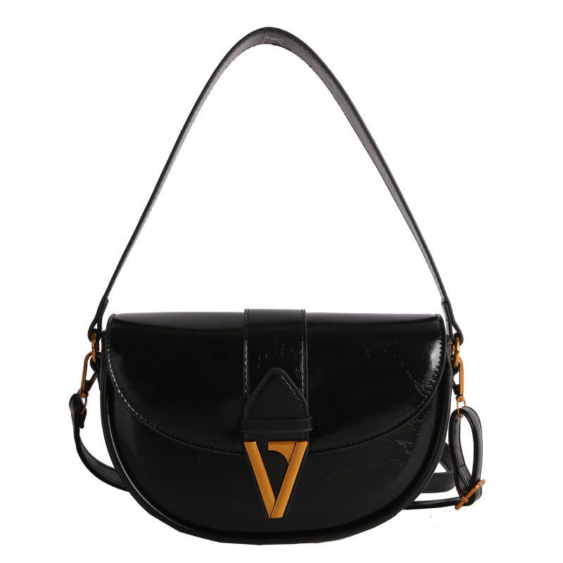 Women's Fashionable High-grade Winter Retro Easy Matching Small Square Bags
