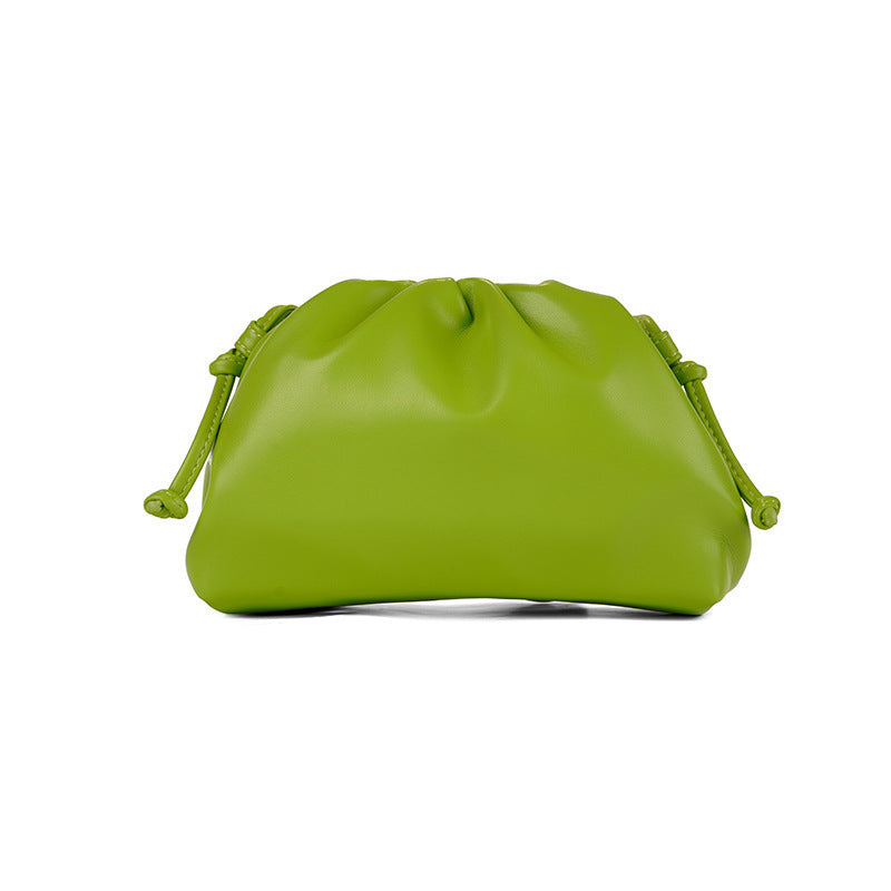 Women's Pleated Dumpling Commuter Solid Color Simple Bags