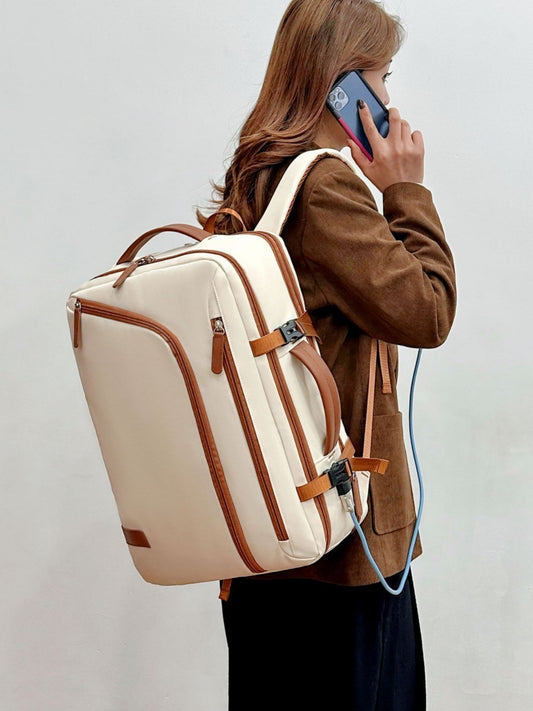 Durable Large Capacity Scalable Computer Fashion Business Backpack