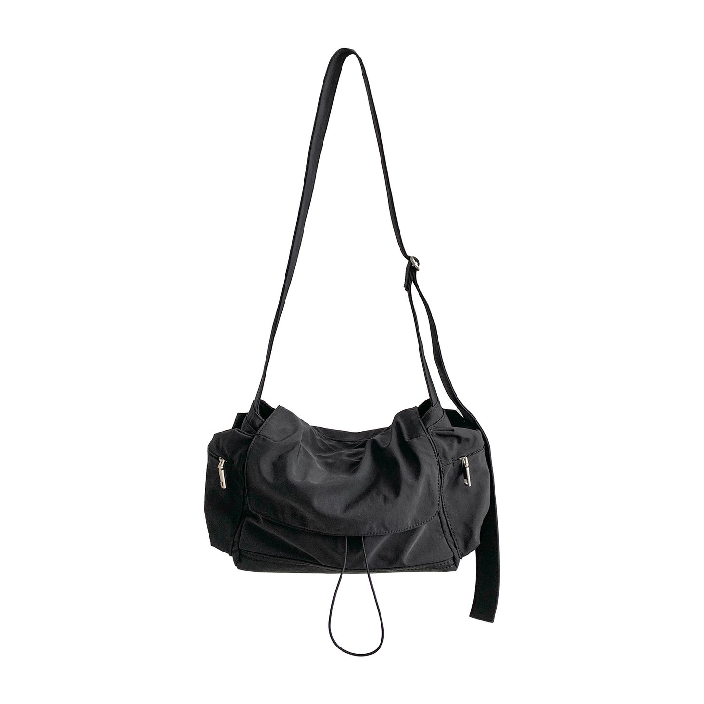 Women's Korean Style Simple Nylon Large Capacity Flap Lightweight Women's Shoulder Bag