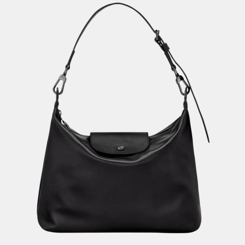 Dragon Inlaid Large Capacity Totes Commuter Soft Leather Handbags