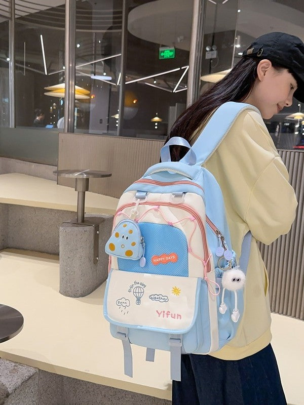 Color Cute Lightweight Large Capacity Versatile Backpacks