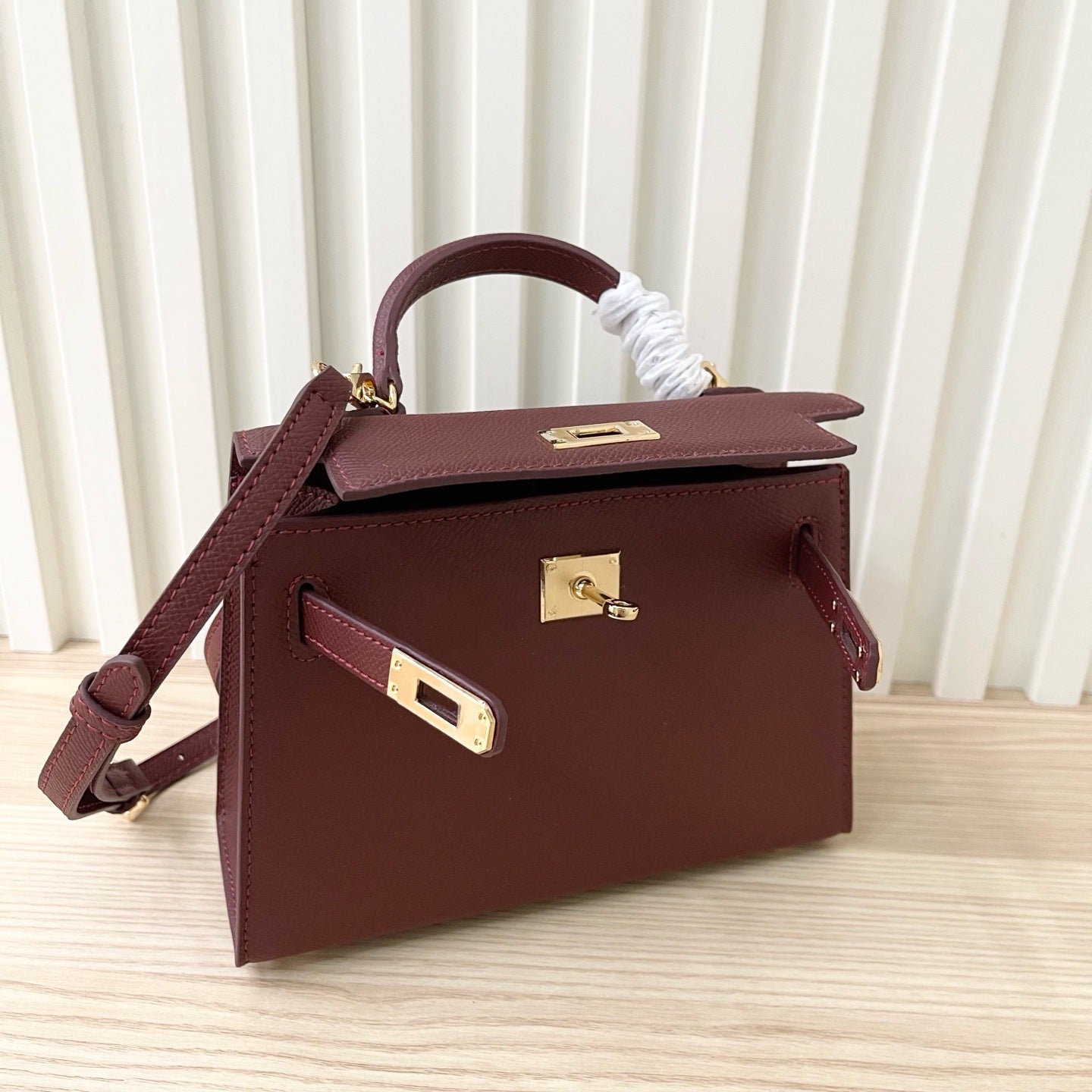 Women's Second Generation Kelly Hand Palm Print Cowhide Commuter Bags