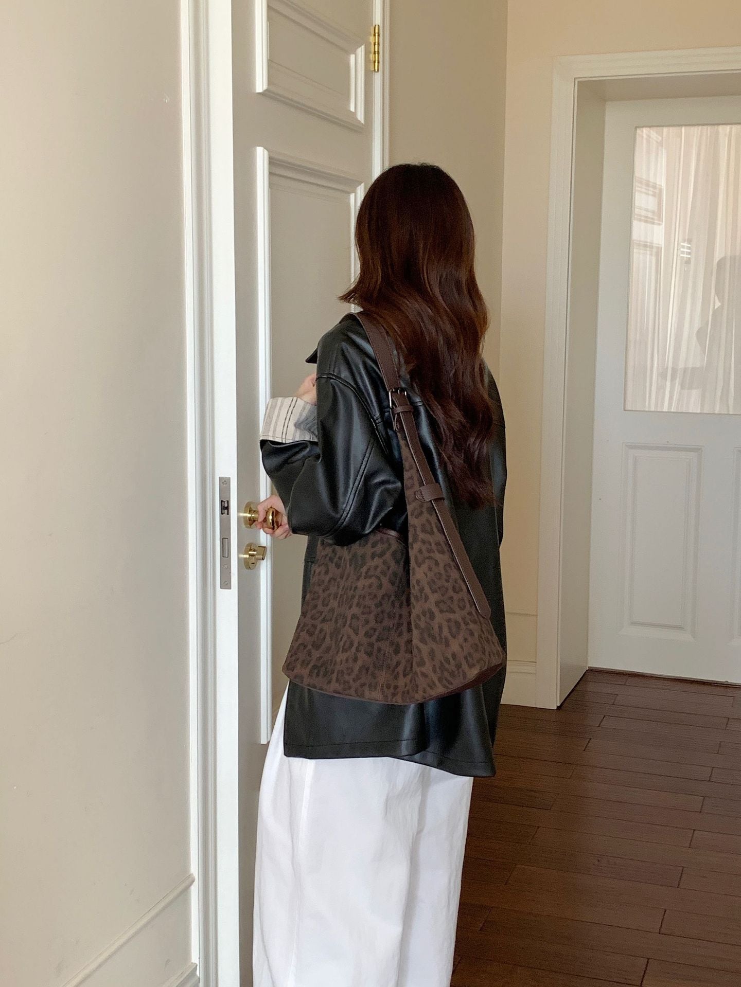 Women's Korean Leopard Print Female One Women's Handbag