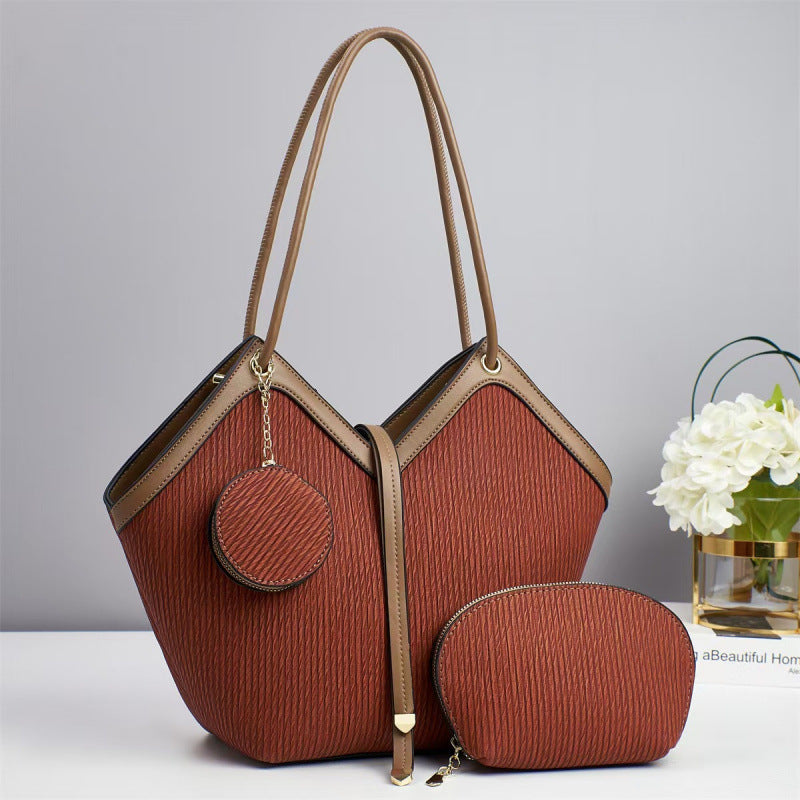 Charming Women's Big Graceful Korean Style Shoulder Bags