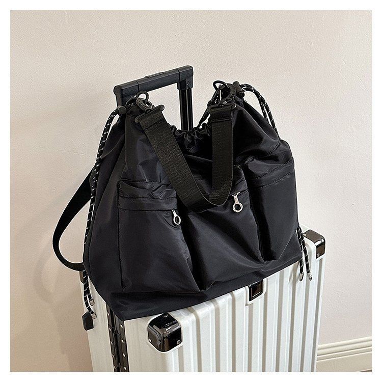 Concert Dark Cell Zipper Large Capacity Nylon Cloth Commuter Women's Backpack