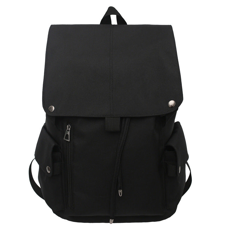 Solid Color Computer College Flip High Backpacks