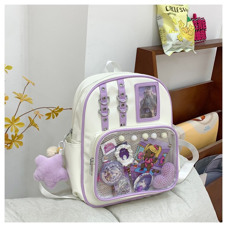 Style Large Capacity Color Matching Cartoon For Backpacks