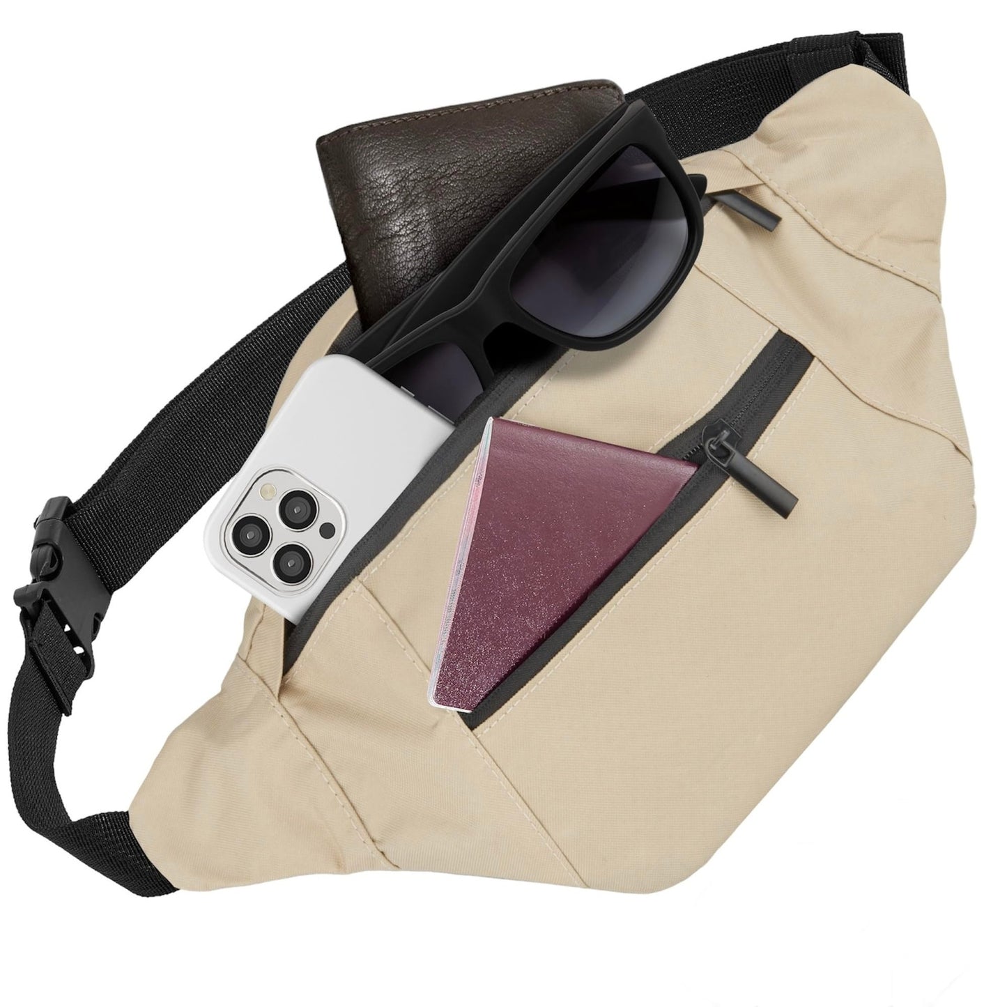 Stylish Fashion Leisure Waterproof Workout Mobile Sport Waist Bag, Accessory Bag