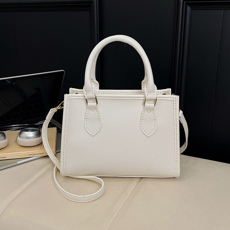 Women's Material Cloth National Style Homemade Contrast Color Tote Bag