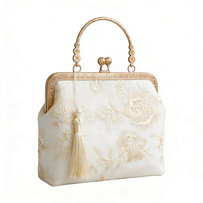 Women's Vintage Embroidery With Chinese Cheongsam For Purses