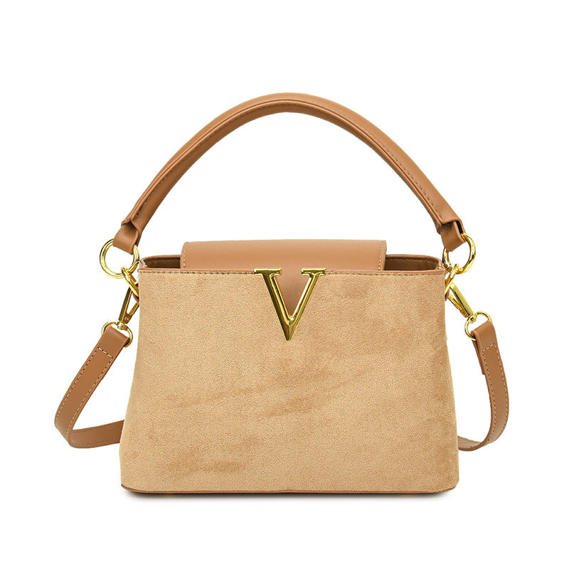 Women's Lychee Pattern Autumn Fashion Detachable Strap Shoulder Bags