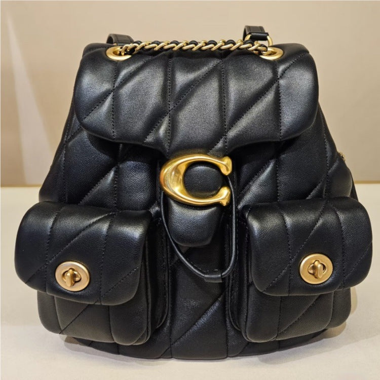 Quilted Classic Style Sheepskin Vintage Rhombus Travel Bags