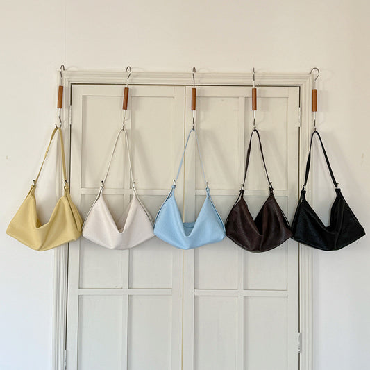Women's Minority Simple Dumpling Korean Large Capacity High-grade Idle Style Underarm Bags
