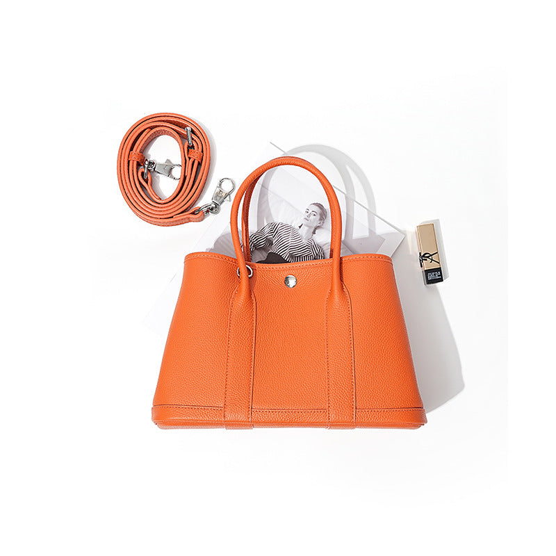 Women's Layer Cowhide Commuter Large Capacity Genuine Leather Women's Handbag