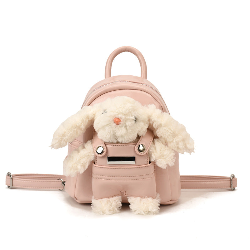 Women's Cartoon Plush Bunny Cute Mini Solid Bags