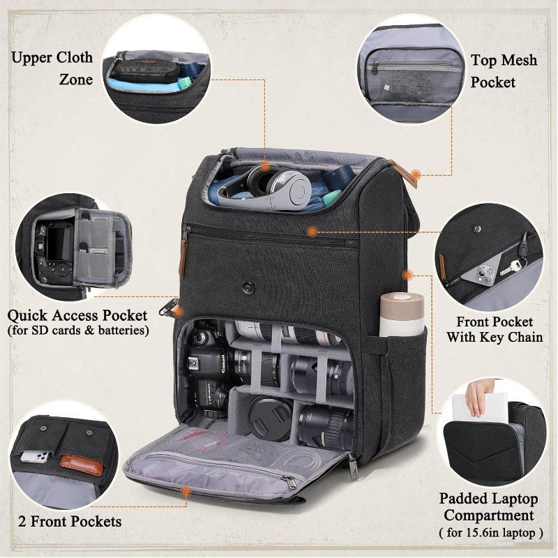 Multifunctional For Graphy With Tripod Rain Photography Pack