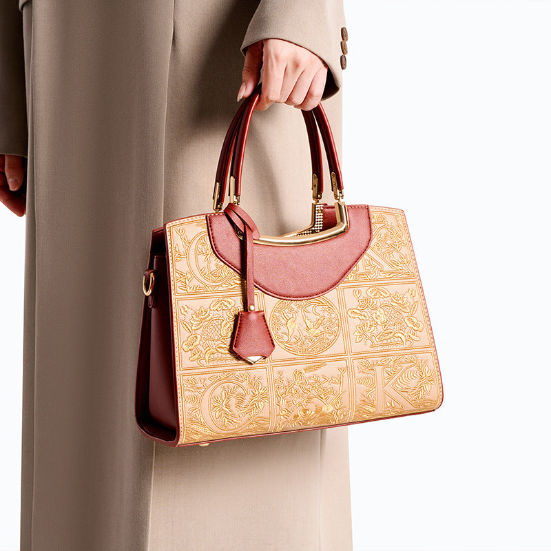 Women's Capacity Big Wedding Mother Chinese National Bags