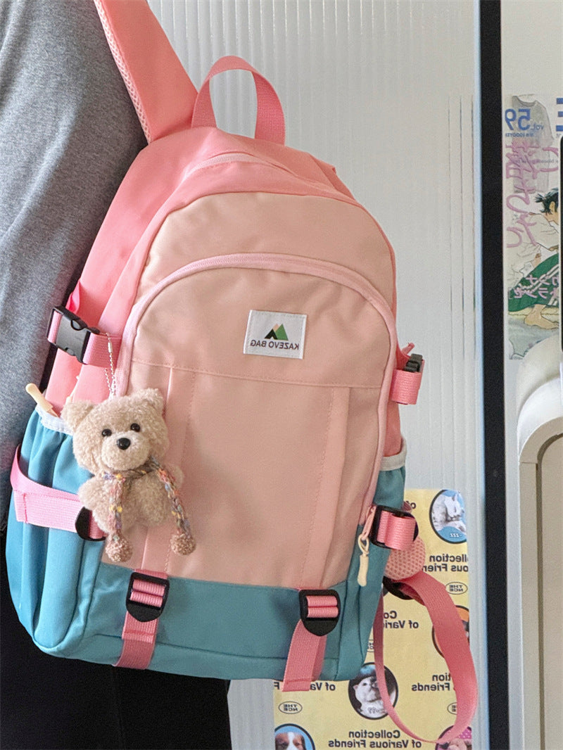 Color Large Capacity Personalized University Style Backpacks