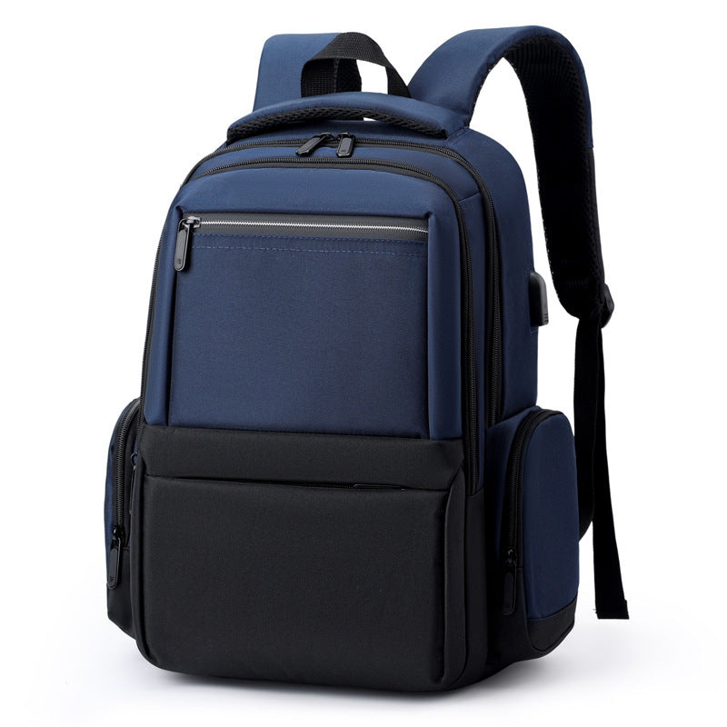 Men's Fashion Simple Business Large Capacity Computer Leisure Backpack