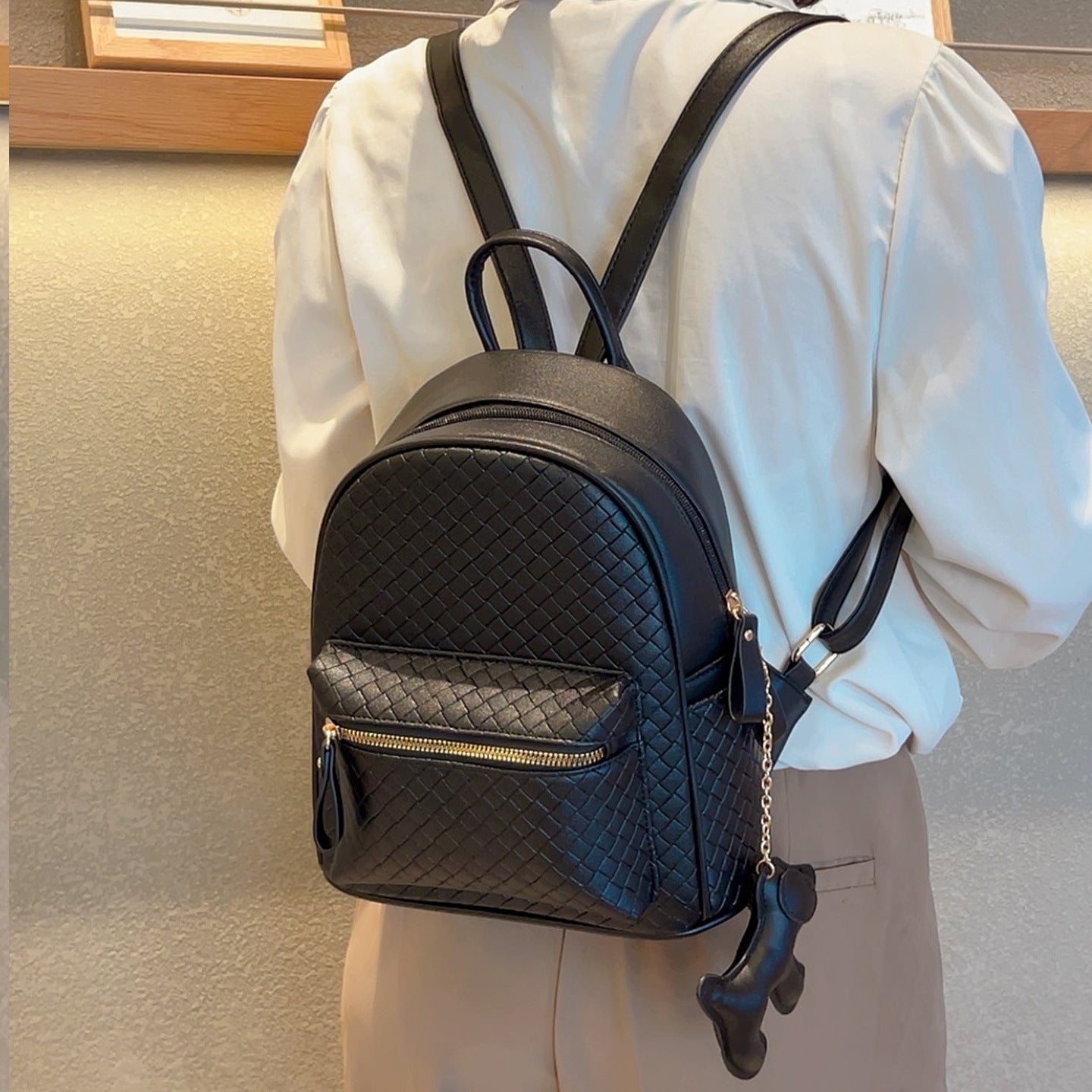 Attractive Women's Embossed Style Commuter College Women's Backpack