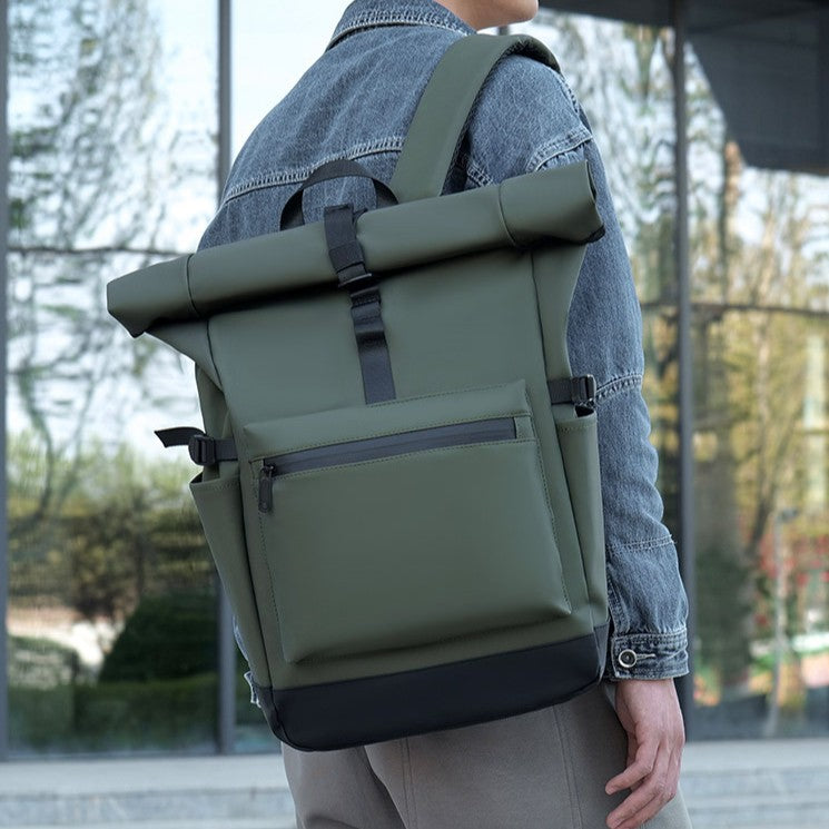 Attractive Men's Korean High-grade Large Capacity Leisure Backpack