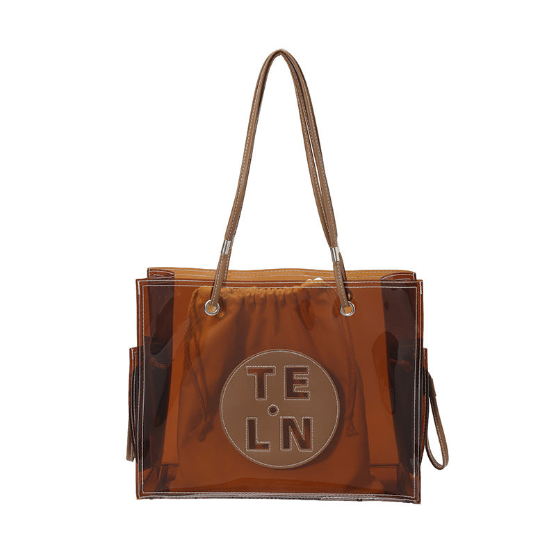Women's Trend Canvas Large Capacity Fashionable Simple Women's Shoulder Bag
