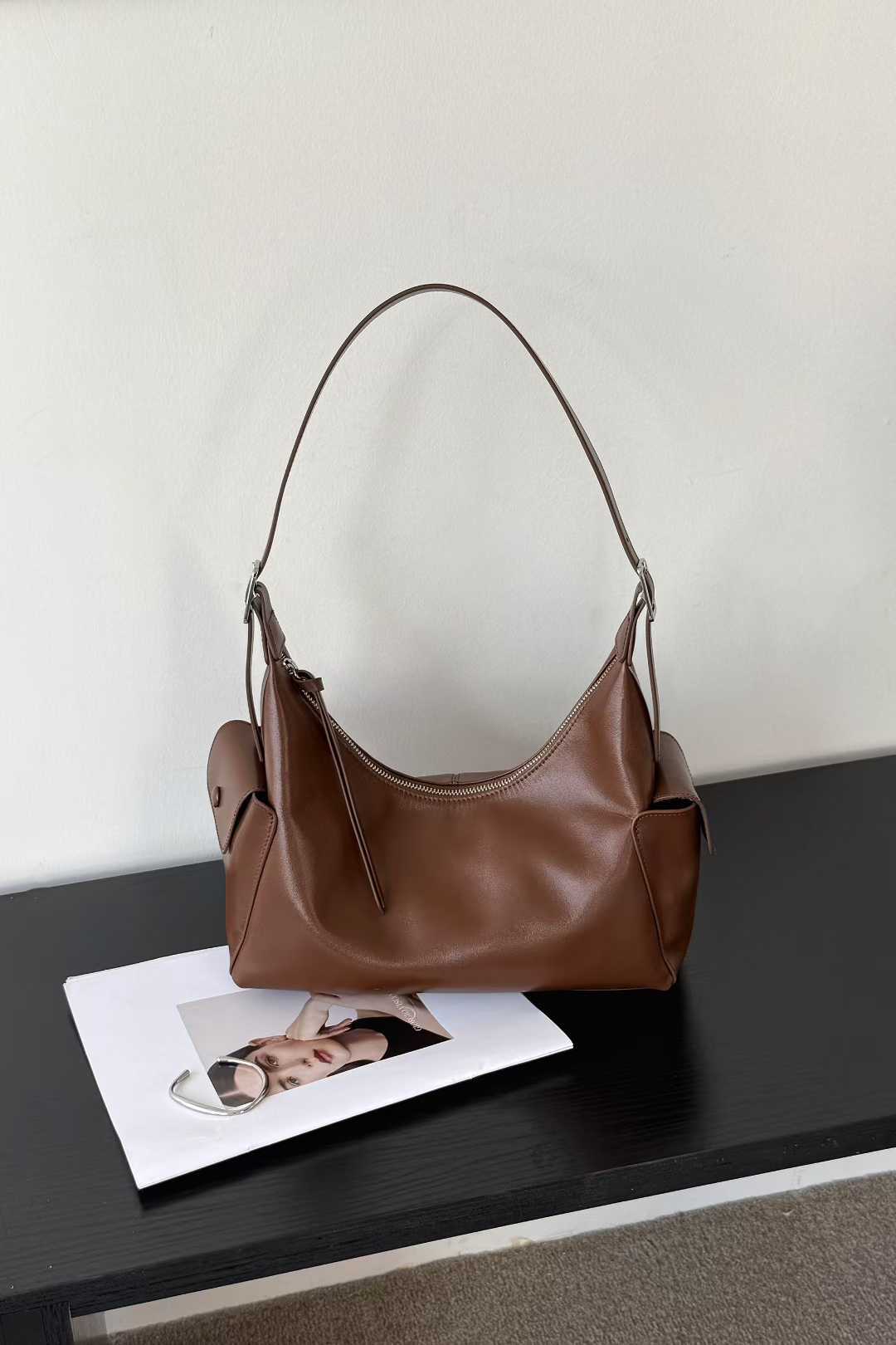 Women's First Layer Vegetable Tanning Leather Genuine Large Capacity Bags