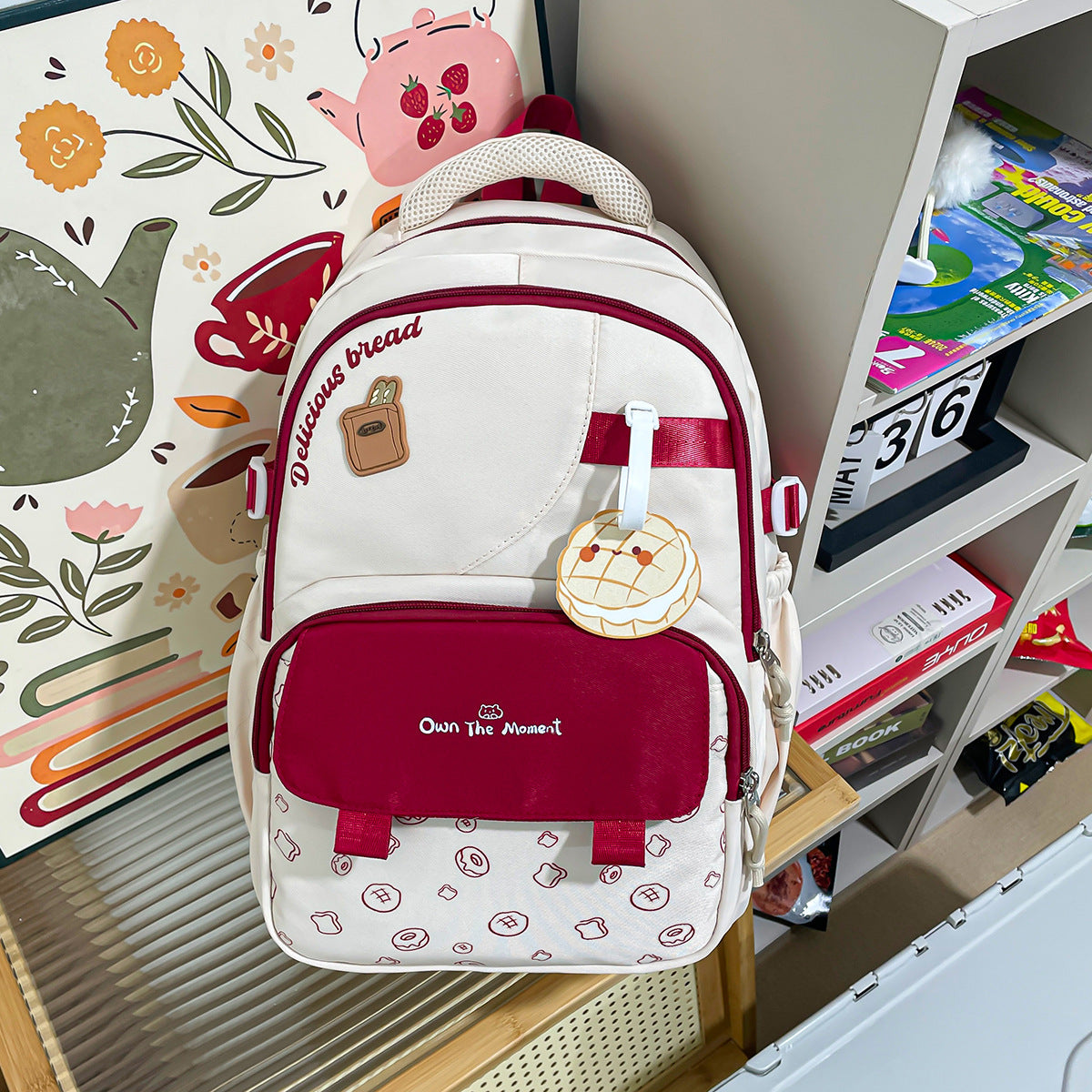 Style University Korean Two-dimensional Cartoon Convenient Large Leisure Backpack
