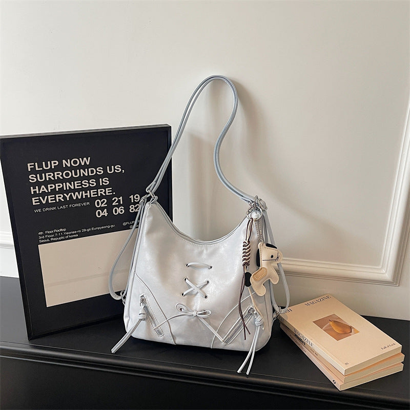 Women's Korean Bowknot Springtide Portable Leisure Tote Bag