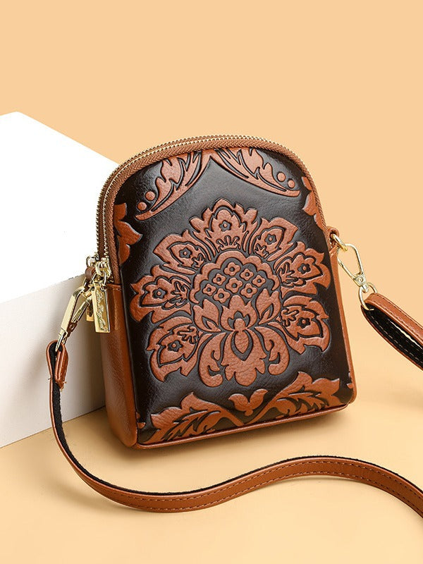 Women's Entry Lux Mom Style Chinese Ethnic Women's Messenger Bag