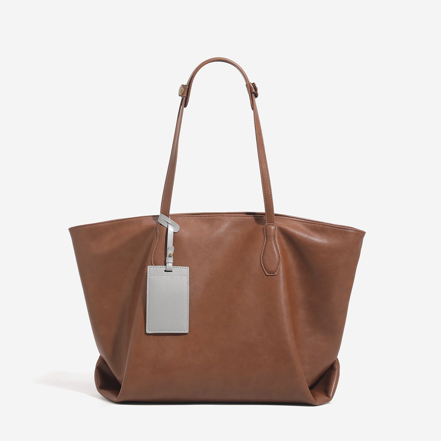 Leather With Female Large Capacity Korean Version Tote Bag