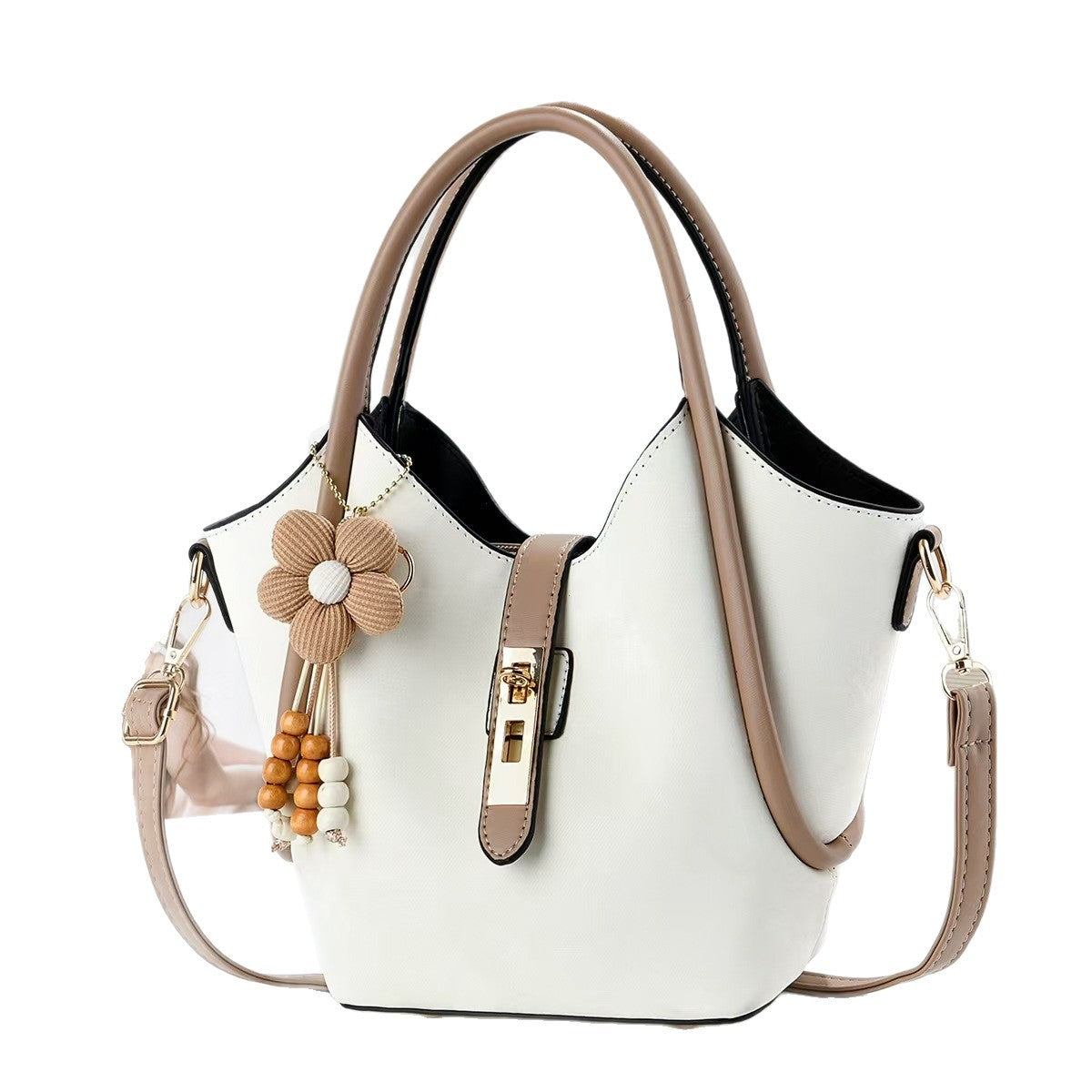 Women's Textured Chinese Style Large Capacity Versatile Niche Handbags
