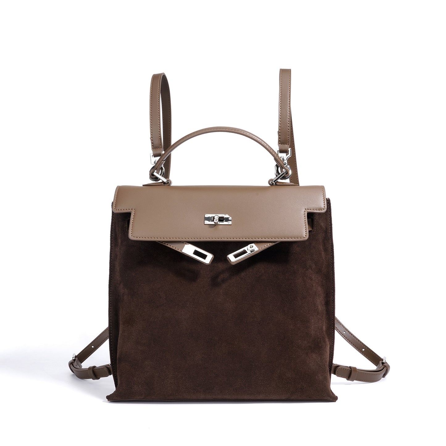 Fashionable Large Capacity Commuter Leather For Women's Backpack