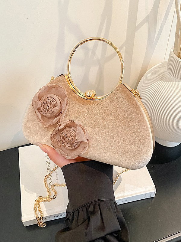 Luxury Dinner Retro Portable Box Advanced Women's Handbag