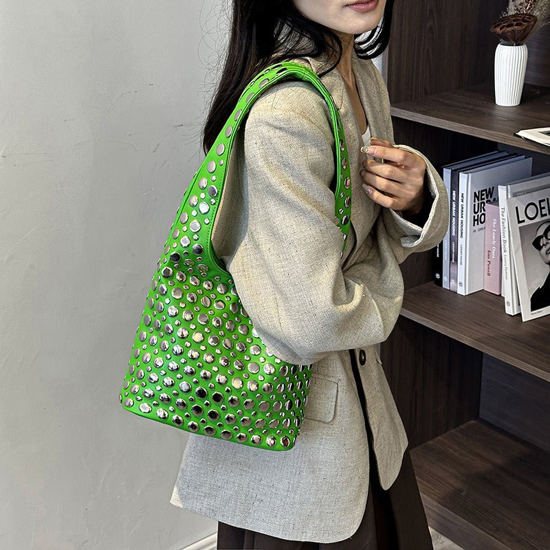 Women's Popular Korean Style Fashion Rivet Personality Bags