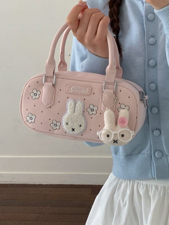 Women's Cartoon Mickey Rabbit Cute Polka Dot Flower Bags