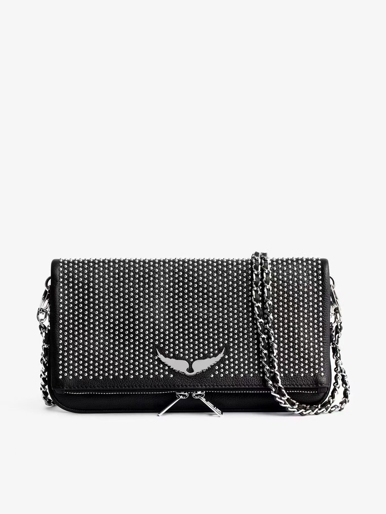 Women's French Fashion Diamond Wings Chain Envelope Shoulder Bags