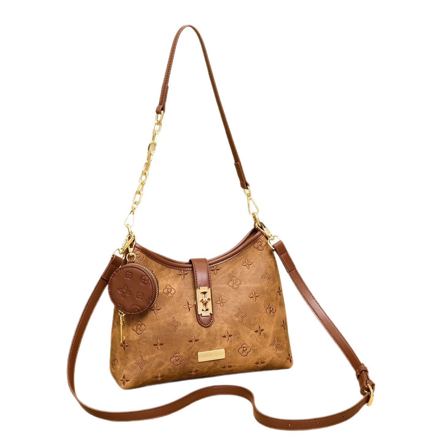 Women's Retro Presbyopic Large Capacity Commuter High Sense Tote Bag