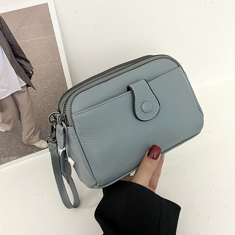 Women's Mini First Layer Cowhide Version Leather Women's Messenger Bag