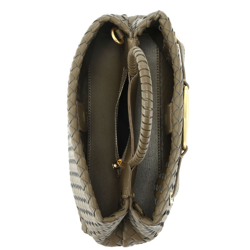 Women's Metal High-grade Woven Clutch Temperament Wild Women's Handbag