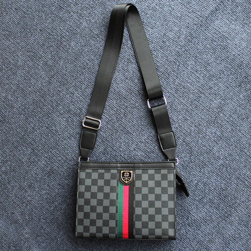 Men's & Women's Business Hard Large Capacity Plaid Trendy Handbags