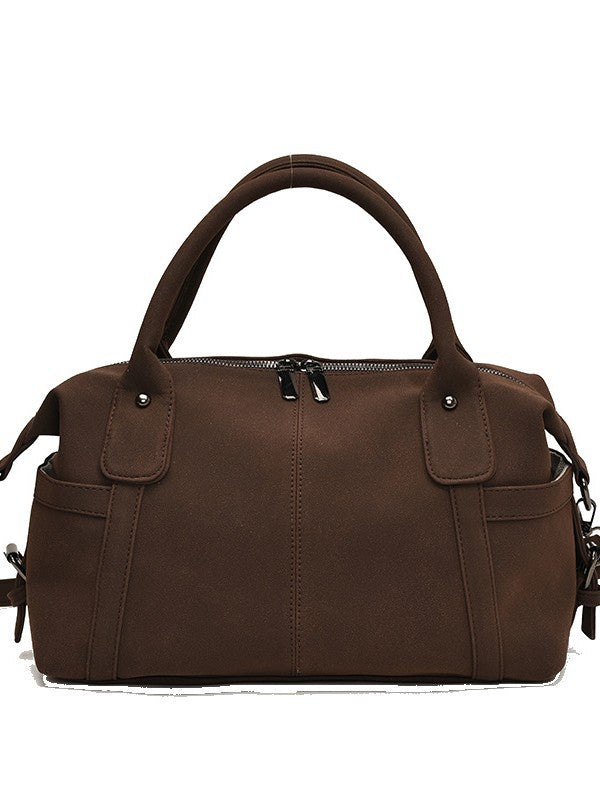 Women's Retro Winter Fashion Frosted Large Capacity Women's Messenger Bag