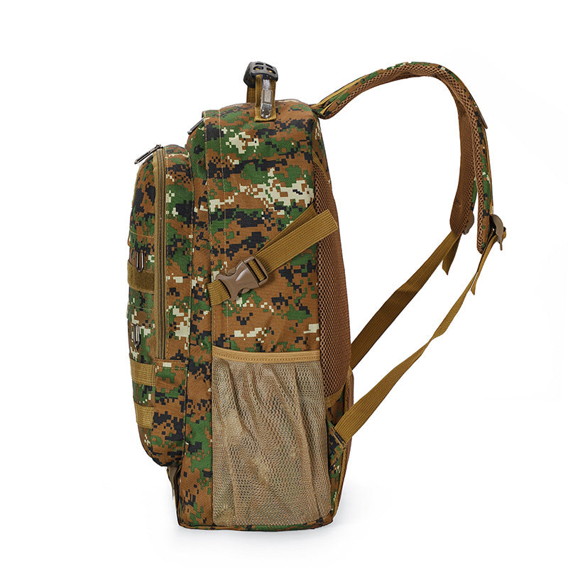 Men's Camouflage Military Jesus Survival Charging Large Bags