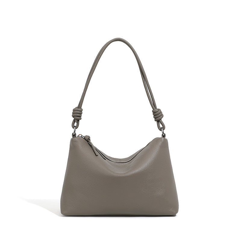 Women's Layer Cowhide Underarm For Simple Commute Large Women's Shoulder Bag