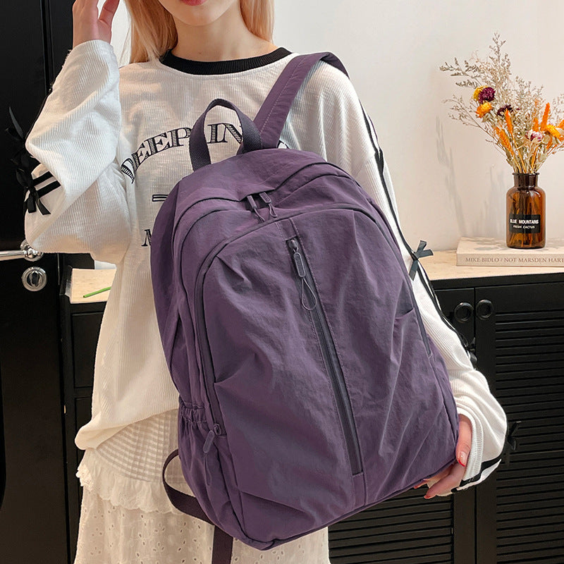 Women's Large Capacity Storage Solid Color Fashion Commute Women's Backpack